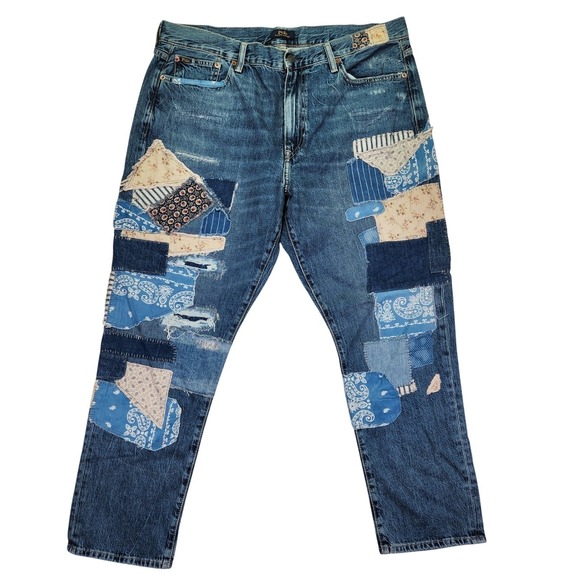 Polo Ralph Lauren Other - Polo Ralph Lauren Sullivan Slim Patchwork Men's‎ Jeans 36x26